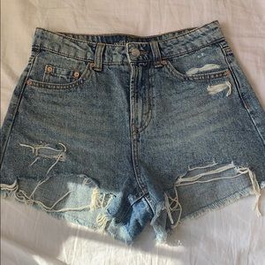 Cut off jeans shots